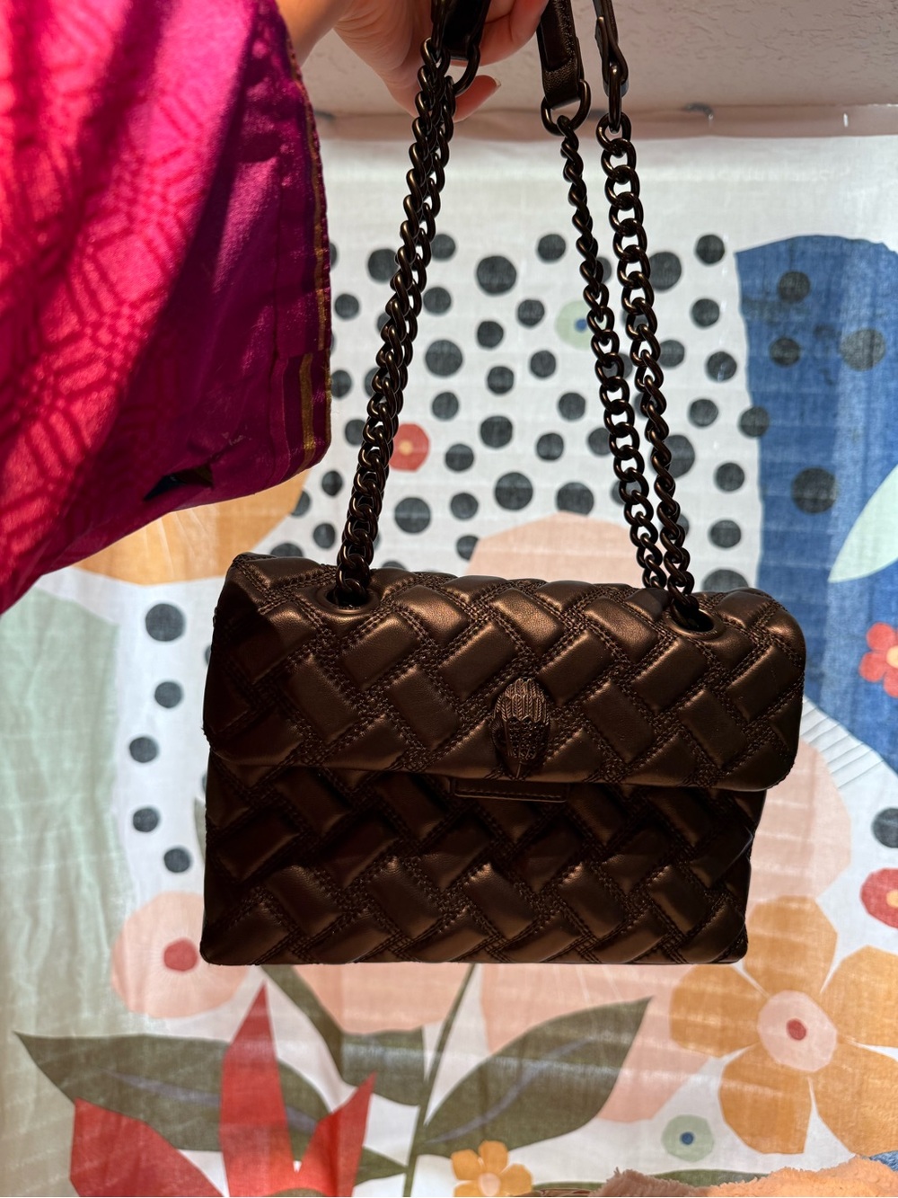 BLACK KURT GEIGER DRENCH BAG